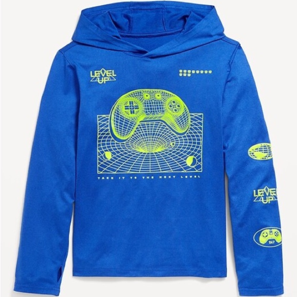 Old Navy Active Boys Performance Long Sleeve